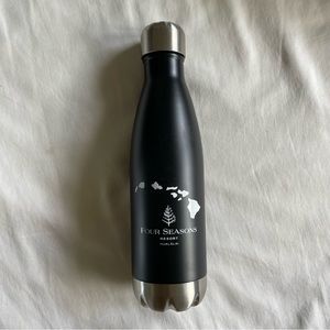 Brand new matte black Four Seasons water bottle
